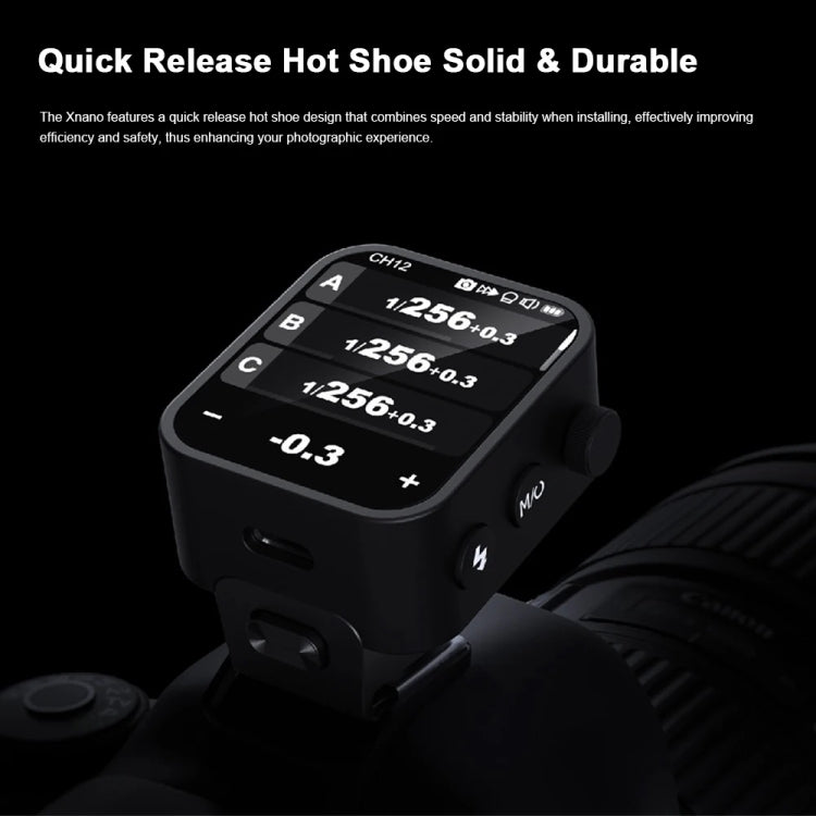Godox X3 TTL Wireless Flash Trigger Touch Screen Flash Transmitter For Nikon(Black) - free shipping - PMC TechLife - Order now!