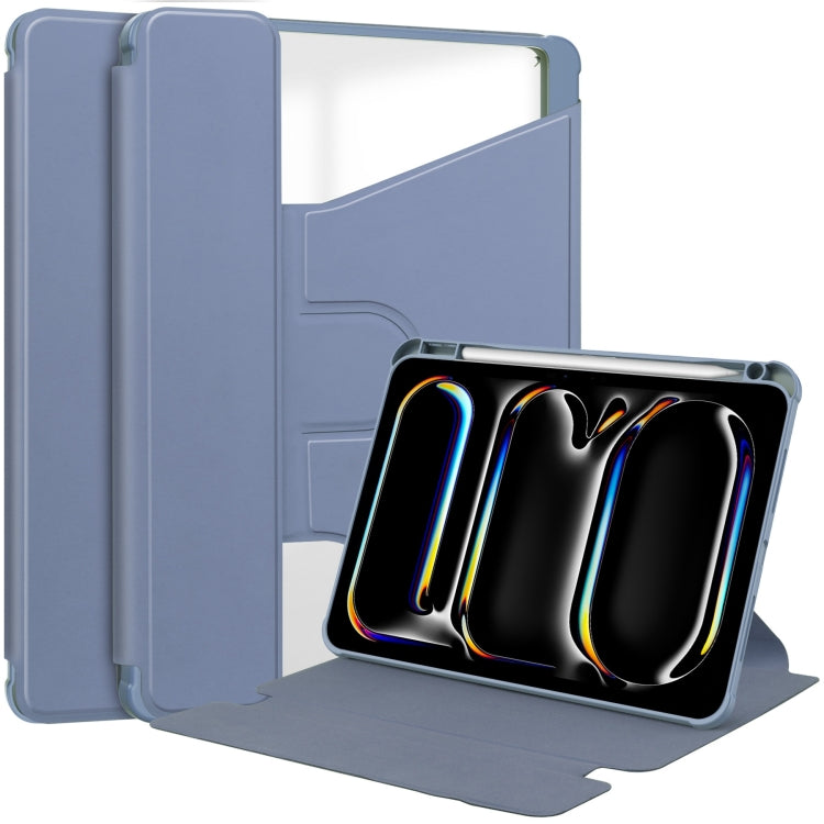 For iPad Pro 13 2024 Transparent Rotation Smart Leather Tablet Case(Lavender) - free shipping - PMC TechLife - Order now!