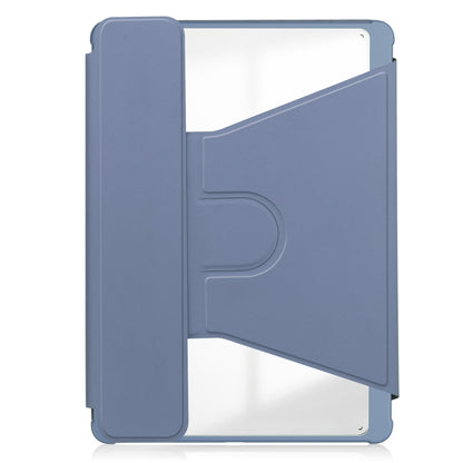 For iPad Air 11 2024 Transparent Rotation Smart Leather Tablet Case(Lavender) - iPad Air 11 2024 Cases by PMC Jewellery | Online Shopping South Africa | PMC Jewellery | Buy Now Pay Later Mobicred