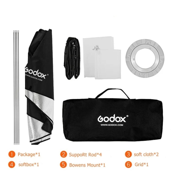 Godox SB-FW Series Bowens Mount Softbox Honeycomb Grid, Size:35 x 160cm - free shipping - PMC TechLife - Order now!