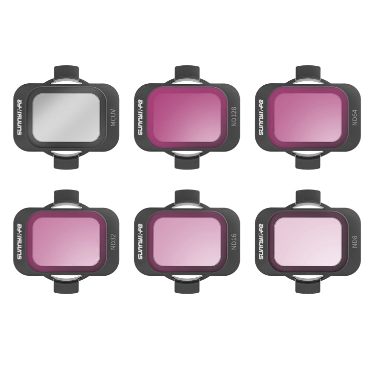 For DJI Avata 2 Sunnylife Camera Lens Filter, Filter:6 in 1 MCUV ND8/16/32/64/128 - Lens Filter by Sunnylife | Online Shopping South Africa | PMC TechLife | Buy Now Pay Later Mobicred