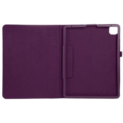 For iPad Air 11 2024 Litchi Texture Solid Color Leather Tablet Case(Purple) - iPad Air 11 2024 Cases by PMC Jewellery | Online Shopping South Africa | PMC Jewellery | Buy Now Pay Later Mobicred