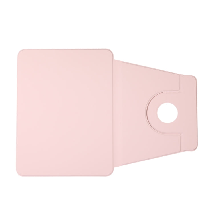 For iPad Pro 11 2024 2 in 1 Acrylic Split Rotating Leather Tablet Case(Pink) - iPad Pro 11 2024 Cases by PMC Jewellery | Online Shopping South Africa | PMC Jewellery | Buy Now Pay Later Mobicred