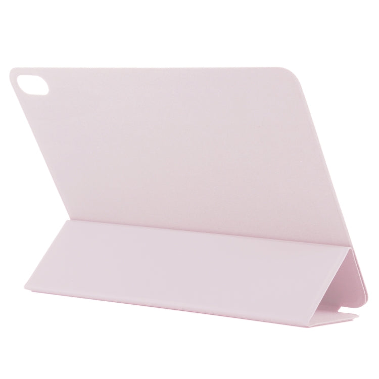 For iPad Air 11 2024 Double-sided Clip Non-buckle Magnetic PU Smart Tablet Case(Pink) - iPad Air 11 2024 Cases by PMC Jewellery | Online Shopping South Africa | PMC Jewellery | Buy Now Pay Later Mobicred