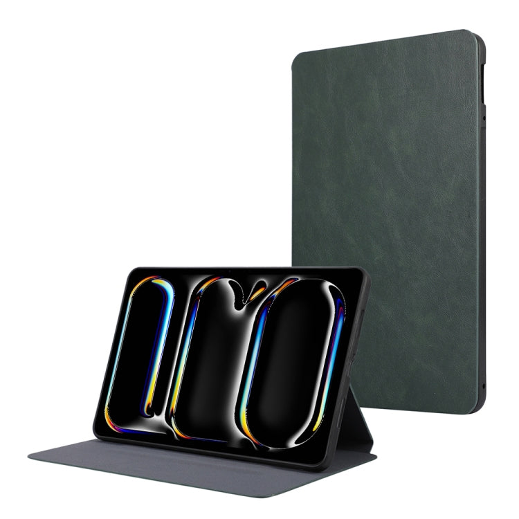 For iPad Pro 11 2024 TPU Flip Tablet Protective Leather Case(Green) - iPad Pro 11 2024 Cases by PMC Jewellery | Online Shopping South Africa | PMC Jewellery | Buy Now Pay Later Mobicred