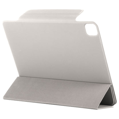 For iPad Pro 13 2024 Double-sided Clip Fixed Buckle Magnetic PU Leather Smart Tablet Case(Grey) - iPad Pro 13 2024 Cases by PMC Jewellery | Online Shopping South Africa | PMC Jewellery | Buy Now Pay Later Mobicred