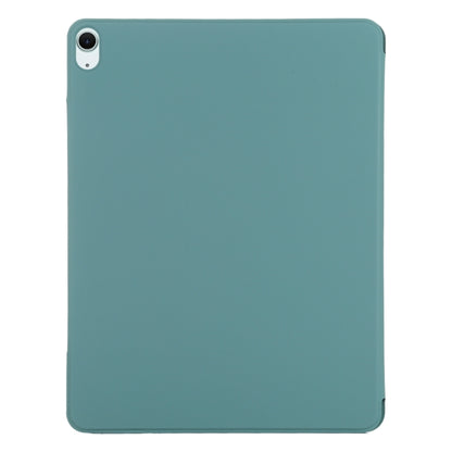 For iPad Air 11 2024 Double-sided Clip Fixed Buckle Magnetic PU Leather Smart Tablet Case(Green) - iPad Air 11 2024 Cases by PMC Jewellery | Online Shopping South Africa | PMC Jewellery | Buy Now Pay Later Mobicred