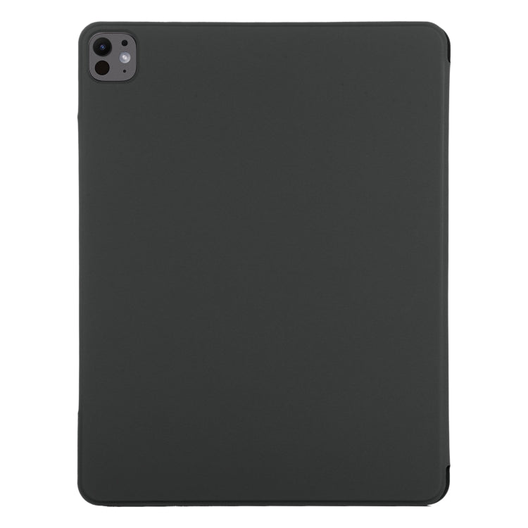For iPad Pro 11 2024 Double-sided Clip Fixed Buckle Magnetic PU Leather Smart Tablet Case(Black) - iPad Pro 11 2024 Cases by PMC Jewellery | Online Shopping South Africa | PMC Jewellery | Buy Now Pay Later Mobicred