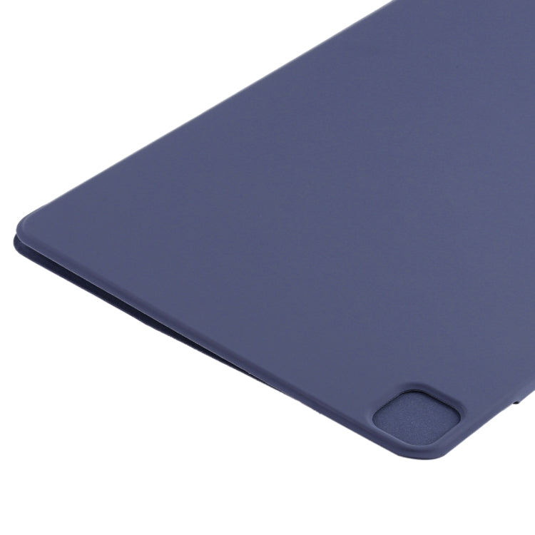 For iPad Pro 11 2024 Double-sided Clip Fixed Buckle Magnetic PU Leather Smart Tablet Case(Dark Blue) - iPad Pro 11 2024 Cases by PMC Jewellery | Online Shopping South Africa | PMC Jewellery | Buy Now Pay Later Mobicred