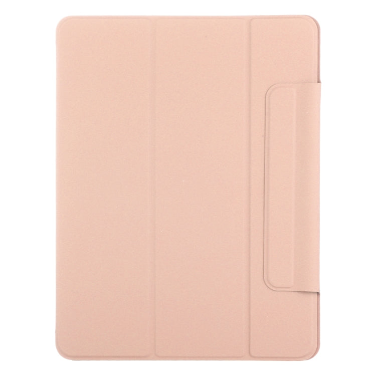 For iPad Pro 11 2024 Double-sided Clip Fixed Buckle Magnetic PU Leather Smart Tablet Case(Gold) - iPad Pro 11 2024 Cases by PMC Jewellery | Online Shopping South Africa | PMC Jewellery | Buy Now Pay Later Mobicred