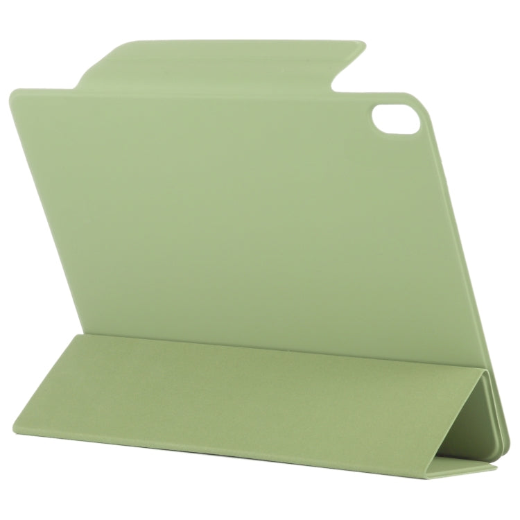 For iPad Air 13 2024 Double-sided Clip Fixed Buckle Magnetic PU Leather Smart Tablet Case(Grass Green) - iPad Air 13 2024 Cases by PMC Jewellery | Online Shopping South Africa | PMC Jewellery | Buy Now Pay Later Mobicred