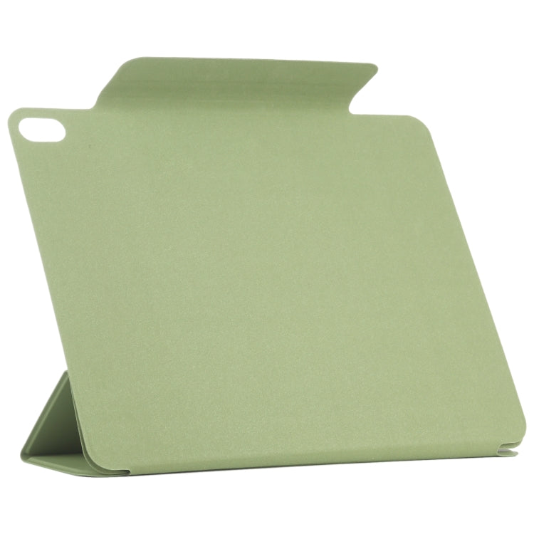 For iPad Air 13 2024 Double-sided Clip Fixed Buckle Magnetic PU Leather Smart Tablet Case(Grass Green) - iPad Air 13 2024 Cases by PMC Jewellery | Online Shopping South Africa | PMC Jewellery | Buy Now Pay Later Mobicred