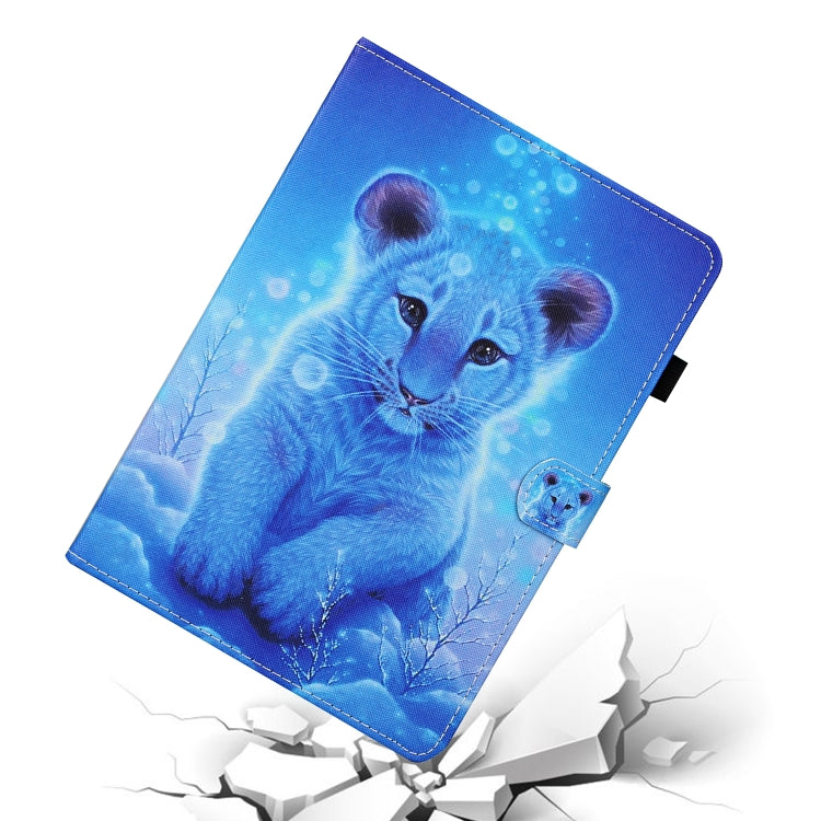 For iPad Pro 11 2024 Coloured Drawing Stitching Smart Leather Tablet Case(Little Tiger) - iPad Pro 11 2024 Cases by PMC TechLife | Online Shopping South Africa | PMC TechLife | Buy Now Pay Later Mobicred