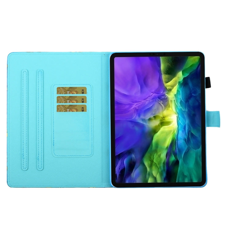 For iPad Pro 11 2024 Coloured Drawing Stitching Smart Leather Tablet Case(Night Cat) - iPad Pro 11 2024 Cases by PMC TechLife | Online Shopping South Africa | PMC TechLife | Buy Now Pay Later Mobicred