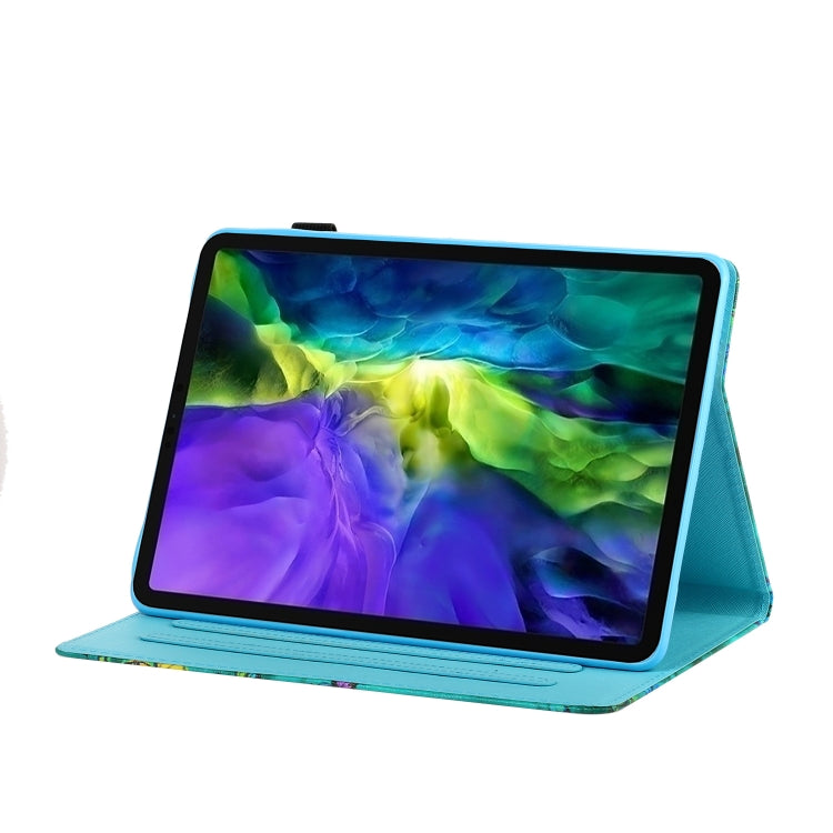 For iPad Pro 11 2024 Coloured Drawing Stitching Smart Leather Tablet Case(Colored Sand) - iPad Pro 11 2024 Cases by PMC TechLife | Online Shopping South Africa | PMC TechLife | Buy Now Pay Later Mobicred