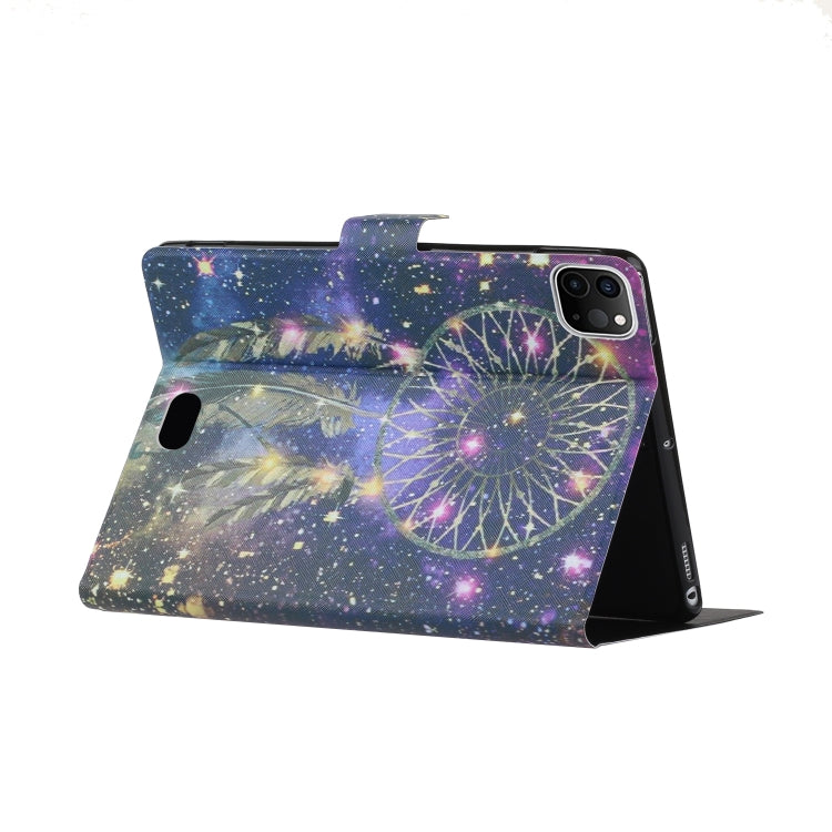 For iPad Pro 11 2024 Voltage Coloured Drawing Smart Leather Tablet Case(Windbell) - iPad Pro 11 2024 Cases by PMC TechLife | Online Shopping South Africa | PMC TechLife | Buy Now Pay Later Mobicred
