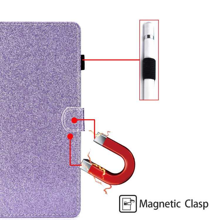 For iPad Pro 11 2024 Glitter Smart Leather Tablet Case(Purple) - iPad Pro 11 2024 Cases by PMC Jewellery | Online Shopping South Africa | PMC Jewellery | Buy Now Pay Later Mobicred