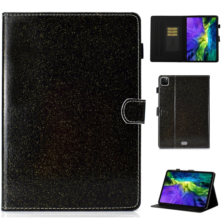 For iPad Pro 11 2024 Glitter Smart Leather Tablet Case(Black) - iPad Pro 11 2024 Cases by PMC Jewellery | Online Shopping South Africa | PMC Jewellery | Buy Now Pay Later Mobicred
