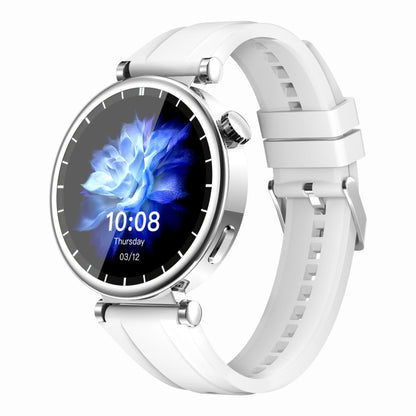 WS520 1.28 inch IP67 Sport Smart Watch, Support Bluetooth Call / Sleep / Blood Oxygen / Heart Rate / Blood Pressure Health Monitor(Silver+White) - Smart Watches by PMC Jewellery | Online Shopping South Africa | PMC Jewellery | Buy Now Pay Later Mobicred