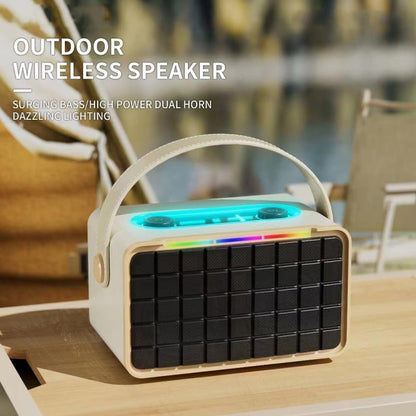 NewRixing NR8801 15W Portable Outdoor Bluetooth Speaker TWS Stereo Speaker(Black) - Desktop Speaker by NewRixing | Online Shopping South Africa | PMC Jewellery | Buy Now Pay Later Mobicred