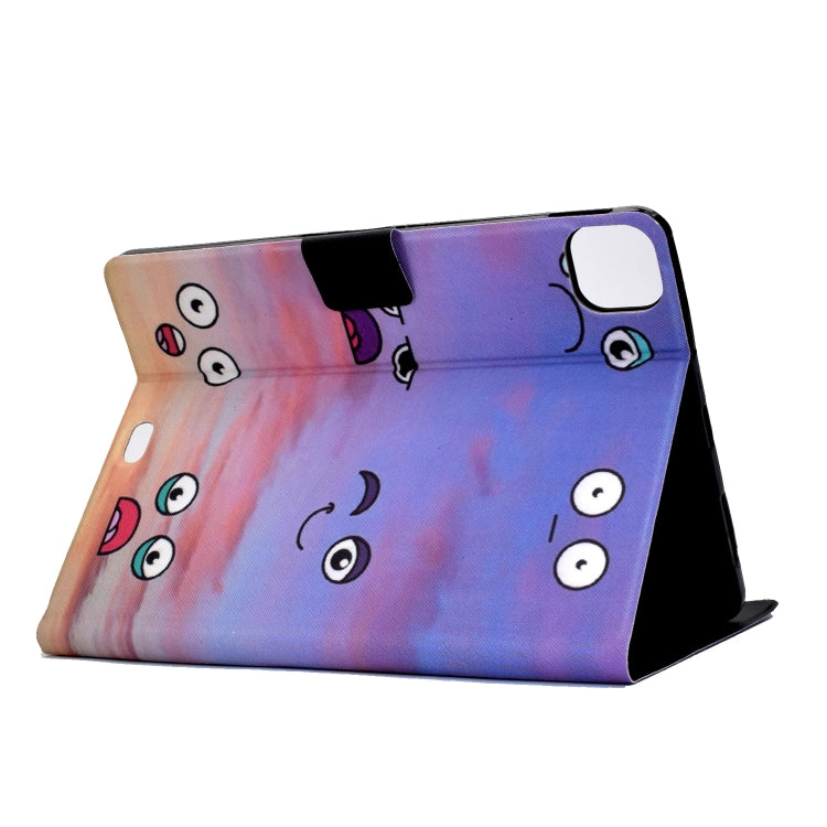For iPad Pro 11 2024 Colored Drawing Horizontal Flip Tablet Leather Case(Expression) - iPad Pro 11 2024 Cases by PMC Jewellery | Online Shopping South Africa | PMC Jewellery | Buy Now Pay Later Mobicred