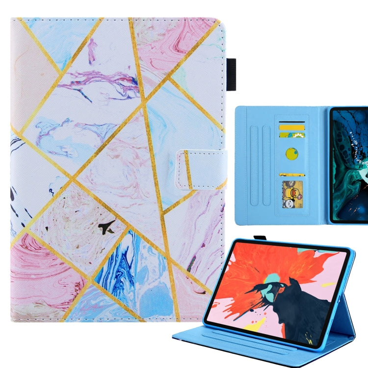 For iPad Pro 11 2024 Colored Drawing Leather Smart Tablet Case(Geometric Marble) - iPad Pro 11 2024 Cases by PMC TechLife | Online Shopping South Africa | PMC TechLife | Buy Now Pay Later Mobicred