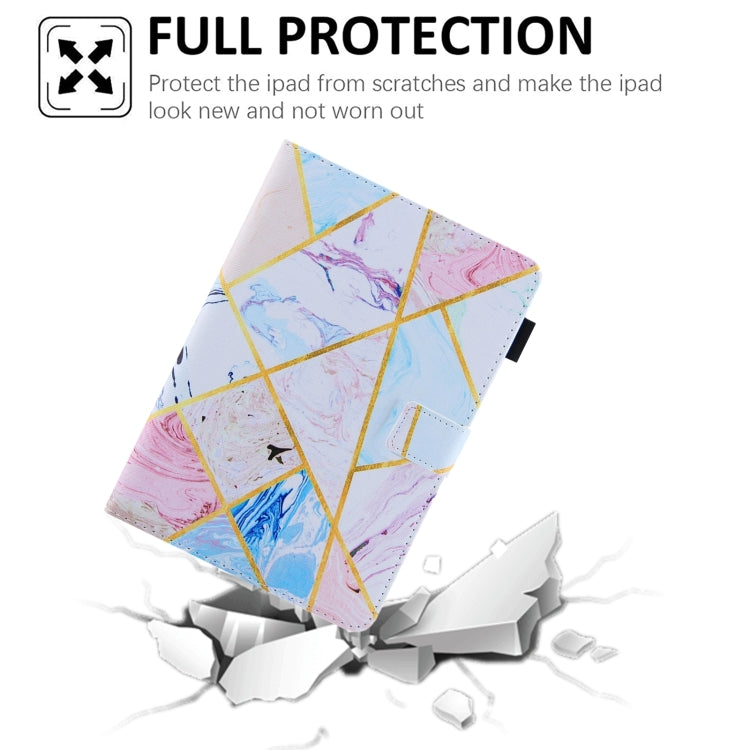 For iPad Pro 11 2024 Colored Drawing Leather Smart Tablet Case(Geometric Marble) - iPad Pro 11 2024 Cases by PMC TechLife | Online Shopping South Africa | PMC TechLife | Buy Now Pay Later Mobicred