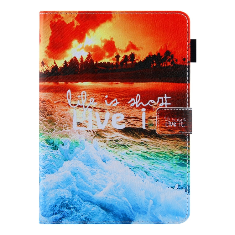 For iPad Pro 11 2024 Colored Drawing Leather Smart Tablet Case(Sunset) - iPad Pro 11 2024 Cases by PMC TechLife | Online Shopping South Africa | PMC TechLife | Buy Now Pay Later Mobicred