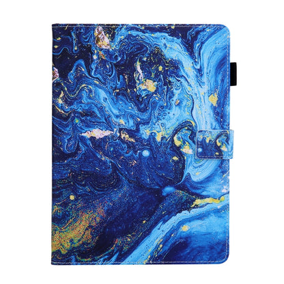 For iPad Pro 11 2024 Colored Drawing Leather Smart Tablet Case(Blue Gold) - iPad Pro 11 2024 Cases by PMC Jewellery | Online Shopping South Africa | PMC Jewellery | Buy Now Pay Later Mobicred