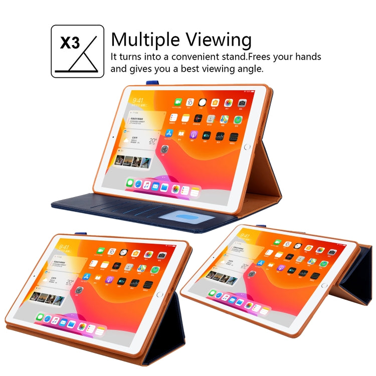 For iPad Pro 11 2024 Business Style Horizontal Flip Leather Smart Tablet Case with Holder(Blue) - iPad Pro 11 2024 Cases by PMC TechLife | Online Shopping South Africa | PMC TechLife | Buy Now Pay Later Mobicred