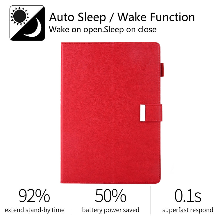 For iPad Pro 11 2024 Business Style Horizontal Flip Leather Smart Tablet Case with Holder(Red) - iPad Pro 11 2024 Cases by PMC TechLife | Online Shopping South Africa | PMC TechLife | Buy Now Pay Later Mobicred