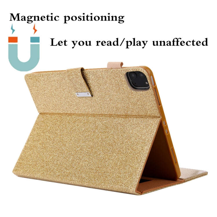 For iPad Pro 11 2024 Business Style Horizontal Flip Leather Smart Tablet Case with Holder(Gold) - iPad Pro 11 2024 Cases by PMC TechLife | Online Shopping South Africa | PMC TechLife | Buy Now Pay Later Mobicred