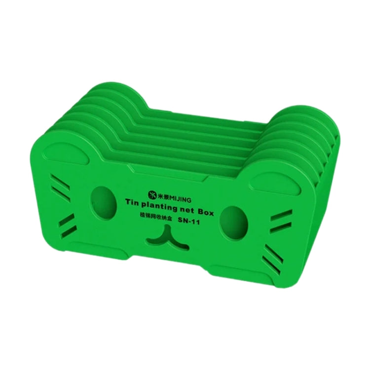 Mijing SN-11 Reballing Stencil Storage Box(Green) - free shipping - PMC TechLife - Order now!