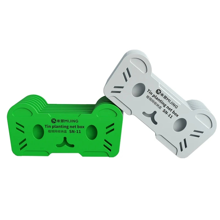 Mijing SN-11 Reballing Stencil Storage Box(Silver) - free shipping - PMC TechLife - Order now!