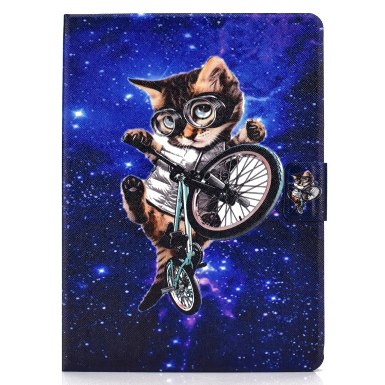 For iPad Pro 11 2024 Voltage Colored Drawing Smart Leather Tablet Case(Glasses Cat) - iPad Pro 11 2024 Cases by PMC Jewellery | Online Shopping South Africa | PMC Jewellery | Buy Now Pay Later Mobicred