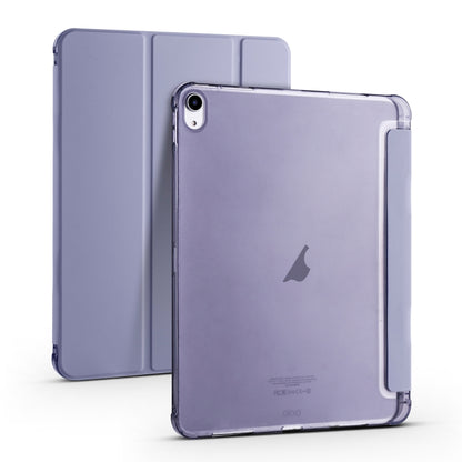 For iPad Air 11 2024 3-fold TPU Leather Smart Tablet Case with Pen Slot(Lavender Purple) - iPad Air 11 2024 Cases by PMC Jewellery | Online Shopping South Africa | PMC Jewellery | Buy Now Pay Later Mobicred