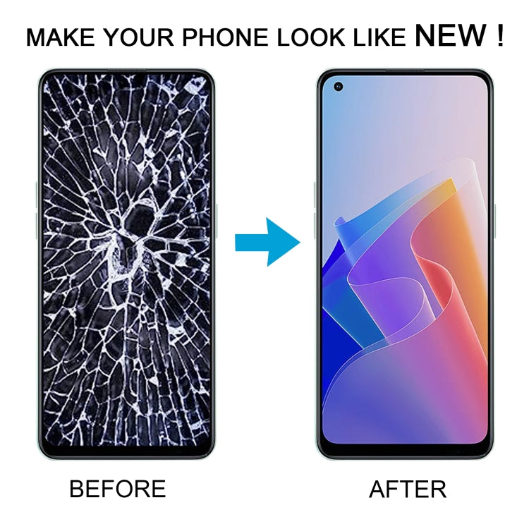 For OPPO Reno7 Lite OLED LCD Screen Digitizer Full Assembly with Frame - LCD Screen by PMC TechLife | Online Shopping South Africa | PMC TechLife | Buy Now Pay Later Mobicred