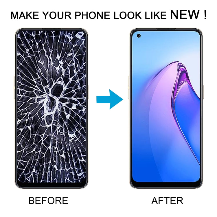 For OPPO Reno8 5G OLED LCD Screen with Digitizer Full Assembly - free shipping - PMC TechLife - Order now!