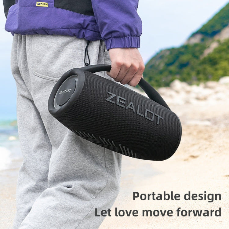 Zealot S97 80W Outdoor Portable RGB Light Bluetooth Speaker(Black) - Waterproof Speaker by ZEALOT | Online Shopping South Africa | PMC Jewellery | Buy Now Pay Later Mobicred