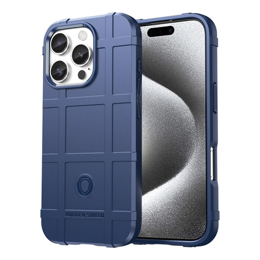 For iPhone 16 Pro Full Coverage Shockproof TPU Phone Case(Blue) - iPhone 16 Pro Cases by PMC Jewellery | Online Shopping South Africa | PMC Jewellery | Buy Now Pay Later Mobicred