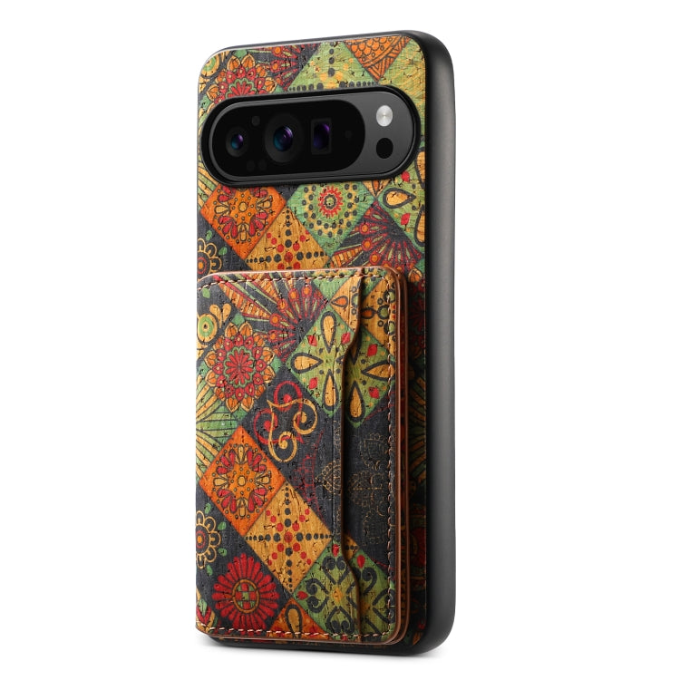 For Google Pixel 9 Pro Card Slot Holder Phone Case(Autumn Yellow) - Google Cases by PMC TechLife | Online Shopping South Africa | PMC TechLife | Buy Now Pay Later Mobicred