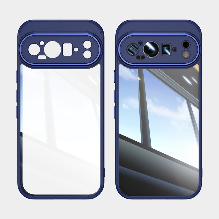 For Google Pixel 9 Pro XL Acrylic Hybrid TPU Armor Shockproof Phone Case(Blue) - Google Cases by PMC TechLife | Online Shopping South Africa | PMC TechLife | Buy Now Pay Later Mobicred