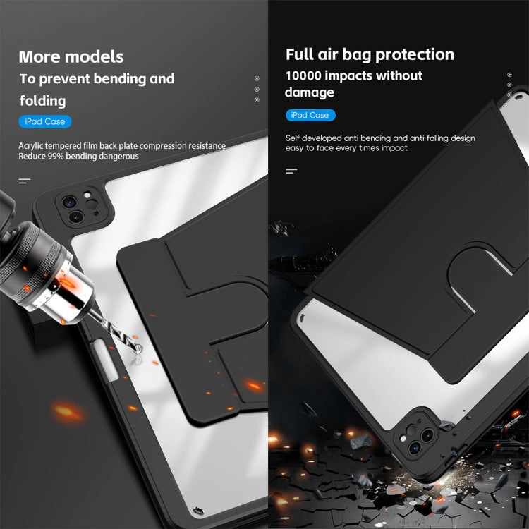 For iPad Pro 11 2024 Mutural Jianshang Series Smart Leather Tablet Case(Grey) - free shipping - PMC TechLife - Order now!