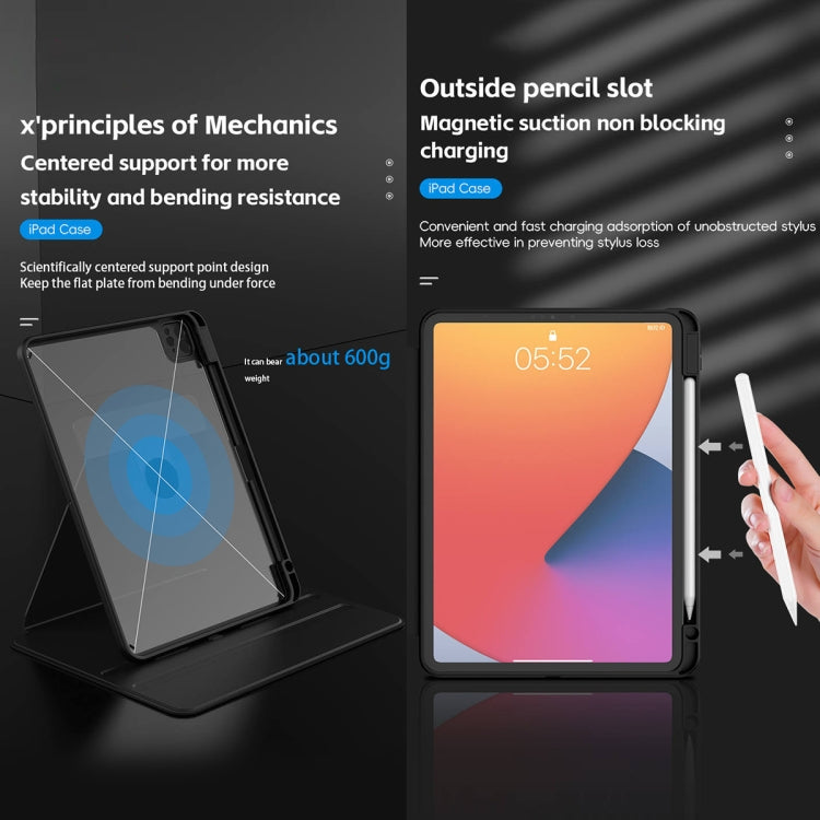 For iPad Air 13 2025 / 2024 Mutural Jianshang Series Smart Leather Tablet Case(Grey) - free shipping - PMC TechLife - Order now!