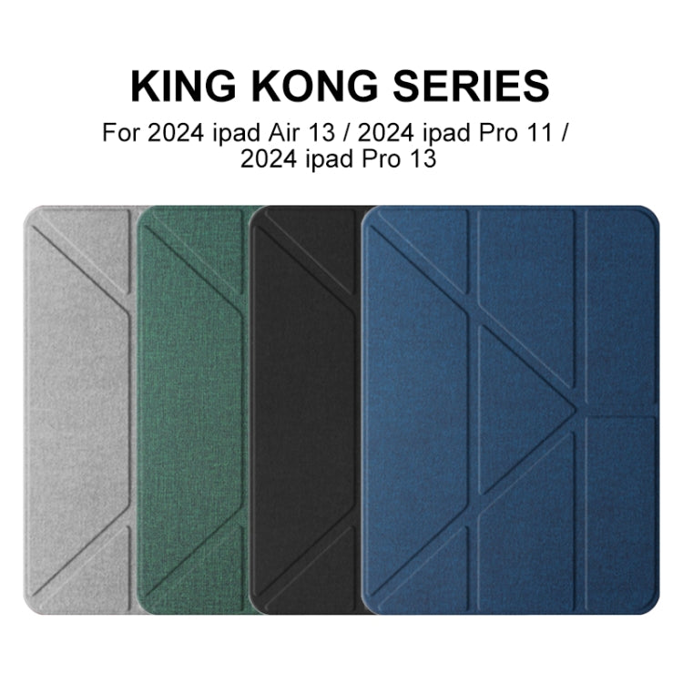 For iPad Pro 11 2024 Mutural Multi-fold Smart Leather Tablet Case(Green) - free shipping - PMC TechLife - Order now!