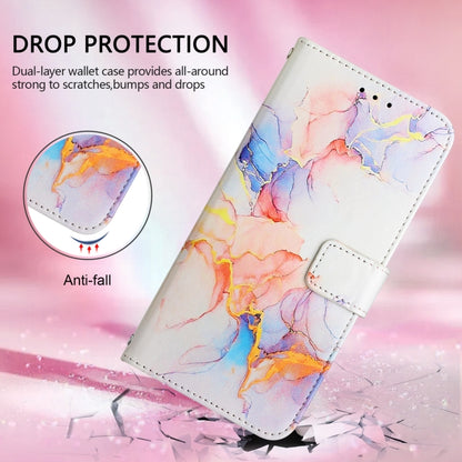 For Google Pixel 9 PT003 Marble Pattern Flip Leather Phone Case(Galaxy Marble White) - Google Cases by PMC Jewellery | Online Shopping South Africa | PMC Jewellery | Buy Now Pay Later Mobicred