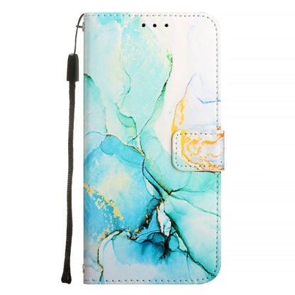 For Google Pixel 9 Pro XL PT003 Marble Pattern Flip Leather Phone Case(Green) - Google Cases by PMC Jewellery | Online Shopping South Africa | PMC Jewellery | Buy Now Pay Later Mobicred