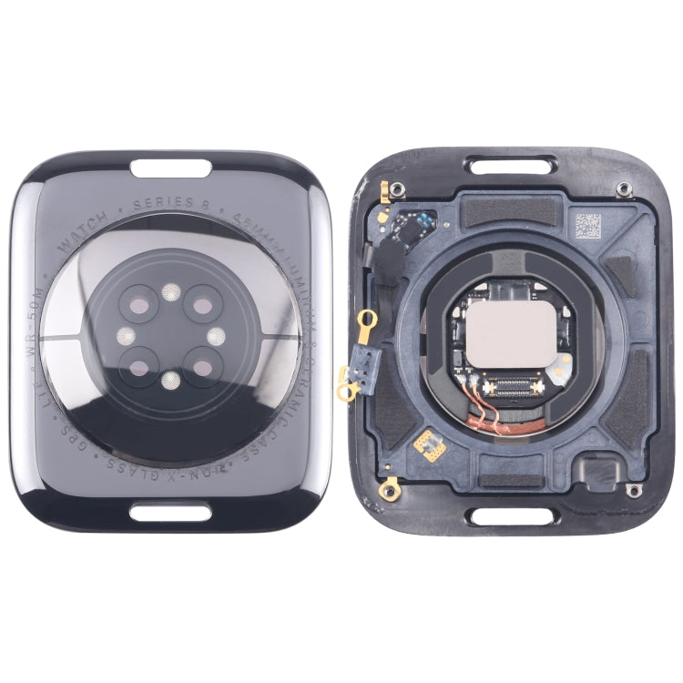 For Apple Watch Series 8 45mm LTE Glass Back Cover With Charging Module - Back Cover by PMC TechLife | Online Shopping South Africa | PMC TechLife | Buy Now Pay Later Mobicred