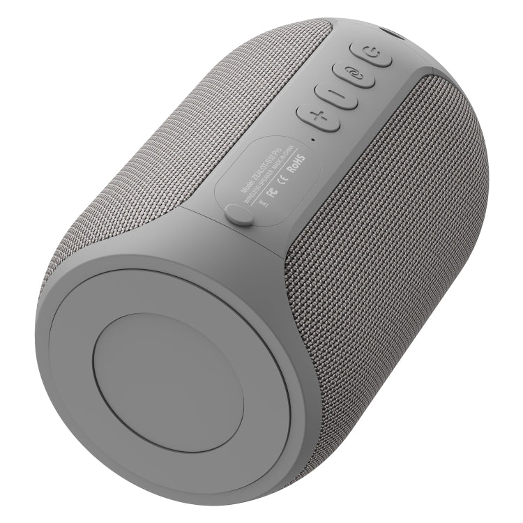 Zealot S32 Pro 15W High Power Bluetooth Speaker with Colorful Light(Grey) - Desktop Speaker by ZEALOT | Online Shopping South Africa | PMC Jewellery | Buy Now Pay Later Mobicred