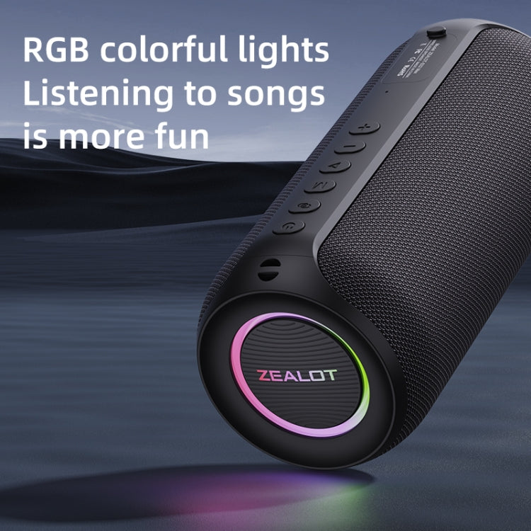Zealot S32 Max 20W High Power Bluetooth Speaker with RGB Light(Blue) - free shipping - PMC Jewellery - Order now!